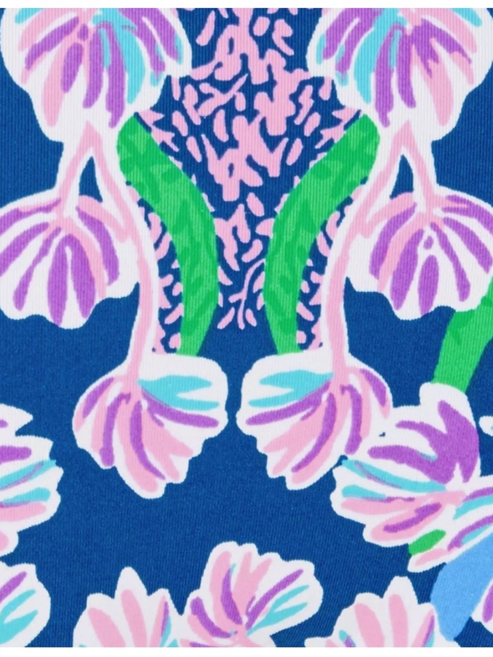 🔥🔥🆕💕LILLY PULITZER🌴BETIE BIKINI BOTTOM/ BARTON BLUE SECRET ESCAPE - Picture 5 of 6